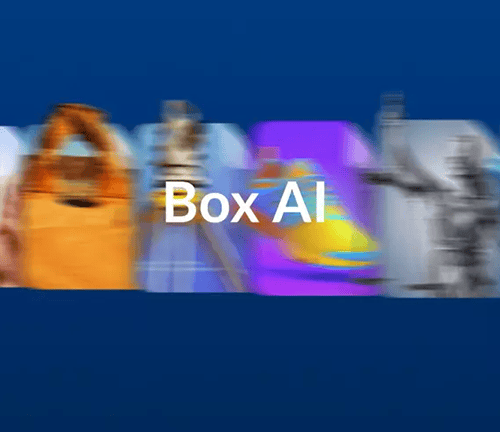 examples of explainer videos with Box AI written over