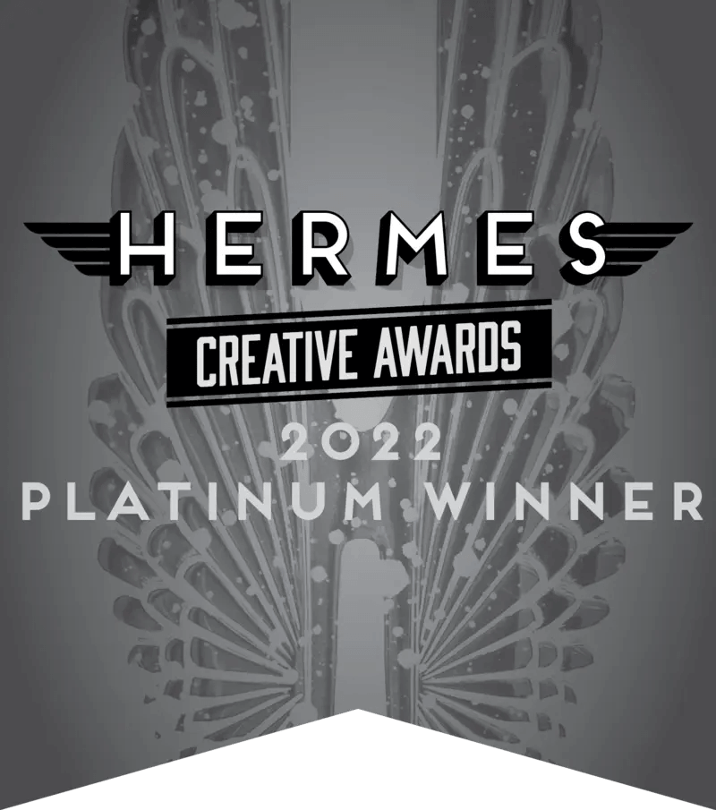 Creative awards in grey 