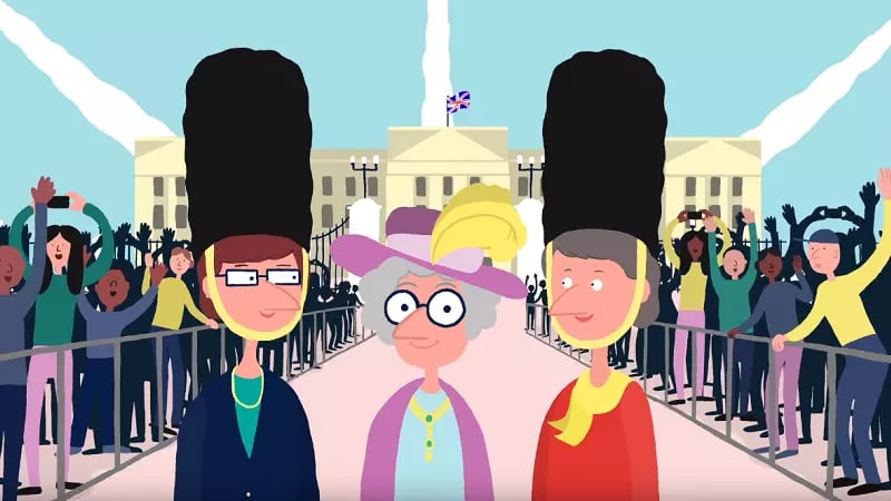 Animated queen