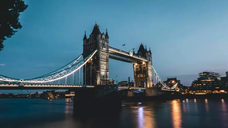 Shot of bridge used by video production companies in london