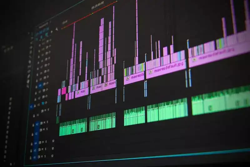Screen showing the role of music and pacing in video